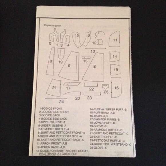 Simplicity Misses Western Saloon Girl Costume Pattern 2851 Sz 6-12 Uncut Cosplay - Picture 9 of 12